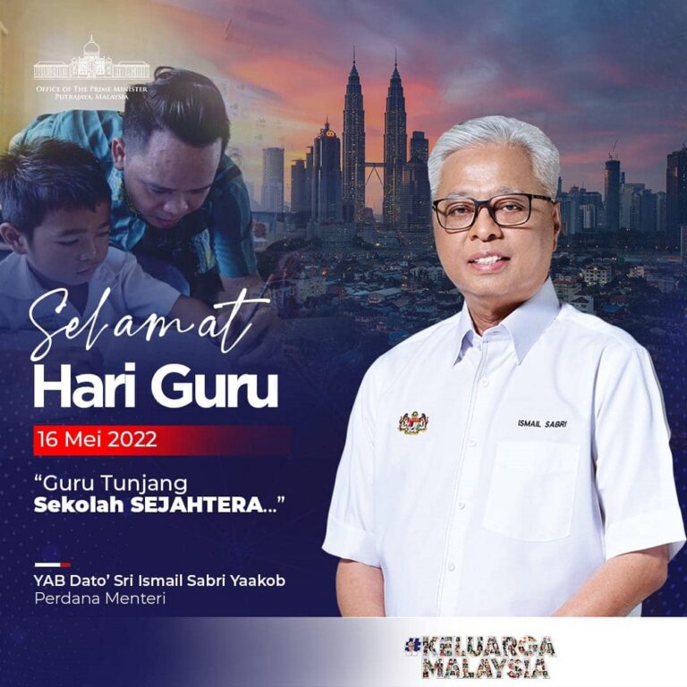 PM Ismail urges teachers in Malaysia to continue serving with devotion