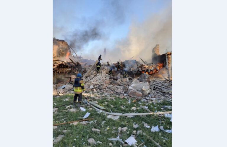 Russian bombing of Ukraine school kills two, 60 feared dead, says governor