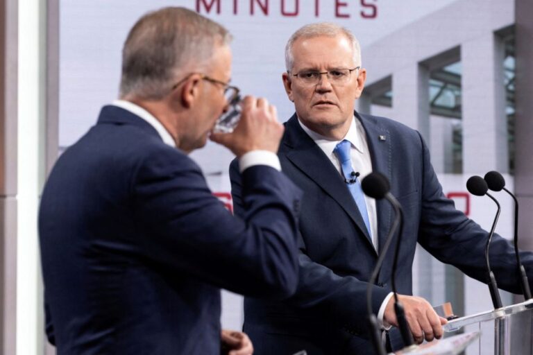 Australia PM, trailing in election polls, announces housing policy