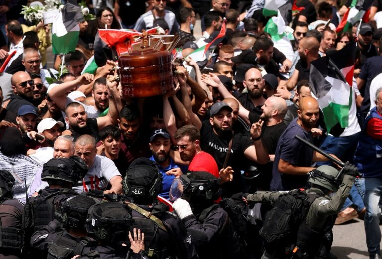 Israel police to probe officers’ actions at journalist funeral