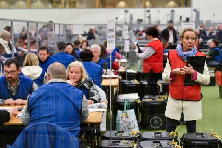 Northern Ireland poised for watershed election result as counting begins