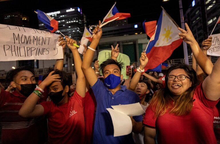 Marcos, son of strongman, triumphs in Philippines presidential election