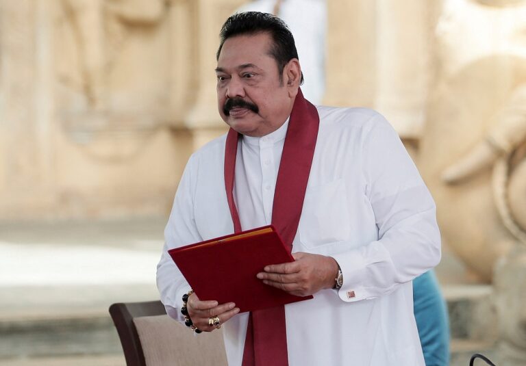 Sri Lanka bans ex-PM, allies from leaving country