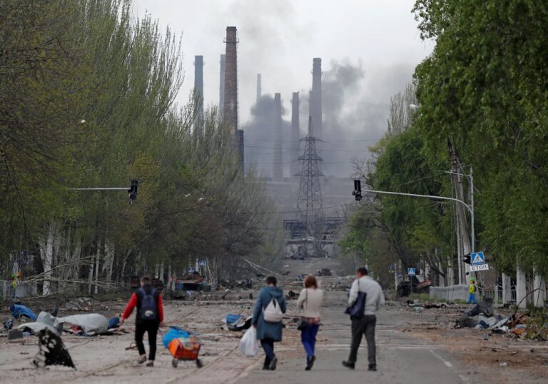 Ukrainian fighter trapped in Mariupol steel plant asks Elon Musk for help