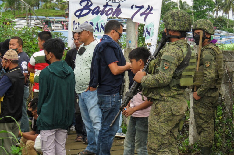 Three security guards shot dead at Philippine polling station