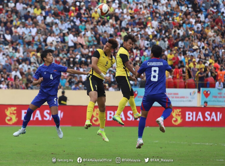SEA Games: Malaysia’s football team draw with Cambodia to maintain unbeaten run