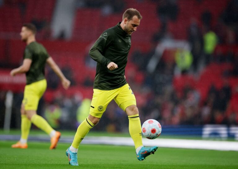 Brentford manager Frank says Eriksen may stay beyond this season