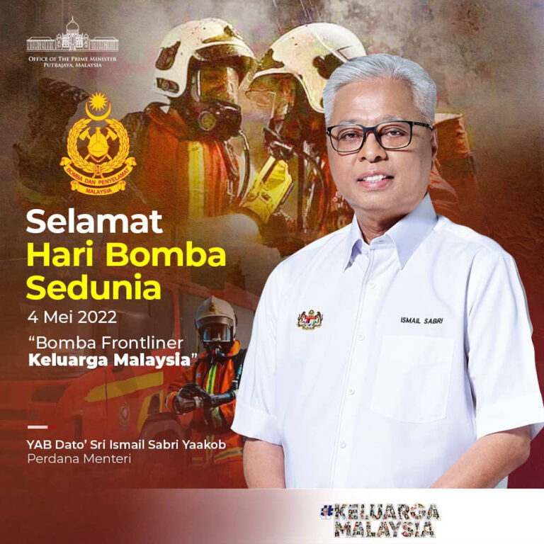 On International Firefighters Day, PM Ismail Sabri says firefighters are pride of the nation