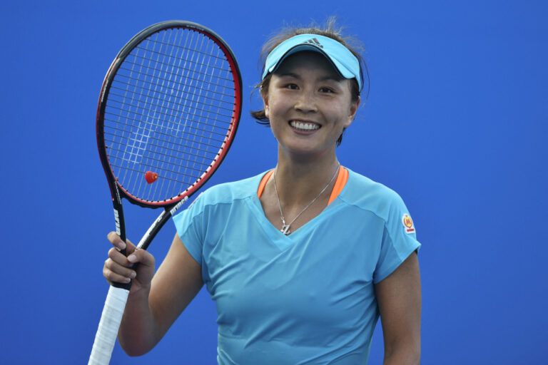 Peng Shuai mistakenly included in Rome tournament schedule
