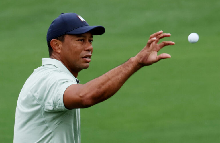 Woods practises at Southern Hills in PGA Championship prep