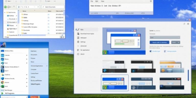 This app lets you turn Windows 11 into Windows XP