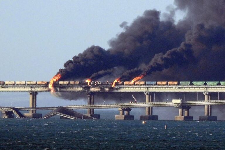 Russia says three killed in Crimea bridge blast, army leadership changed