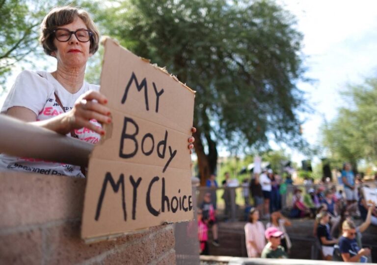 Thousands in US join abortion rights protests ahead of elections