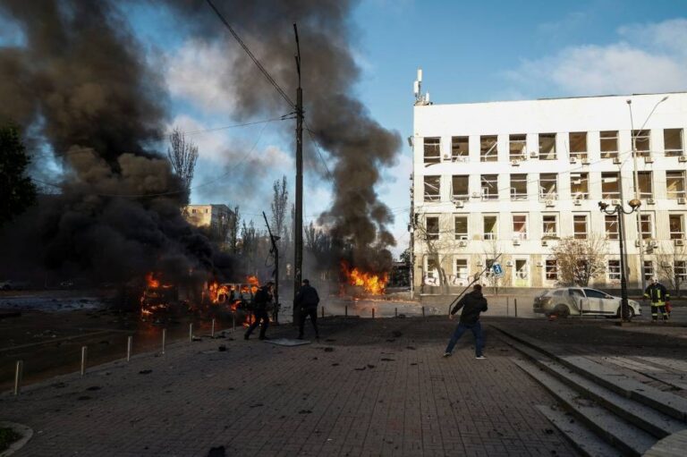 UN says Russian air strikes in Ukraine ‘unacceptable escalation’