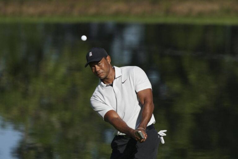 Tiger hits new ranking low but excites fans at par-3 course