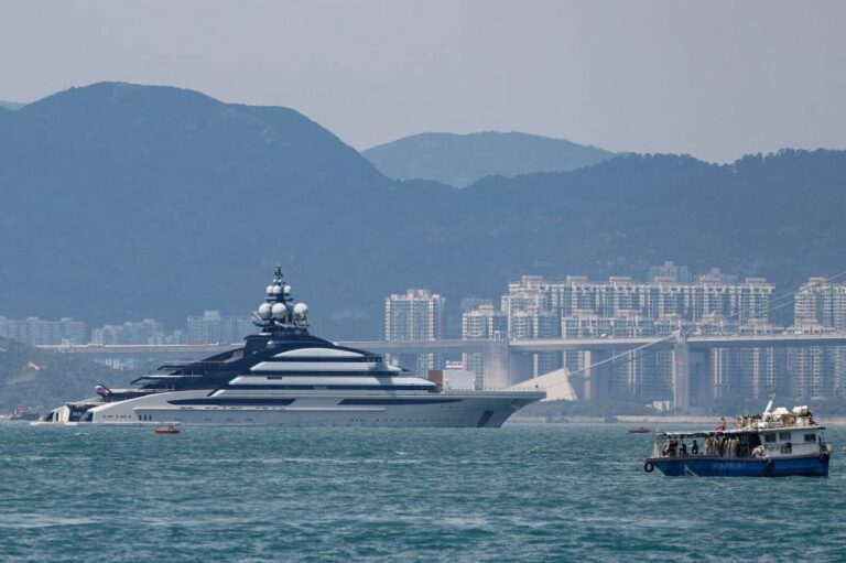 Hong Kong leader says ‘no legal basis’ to act on Russian superyacht