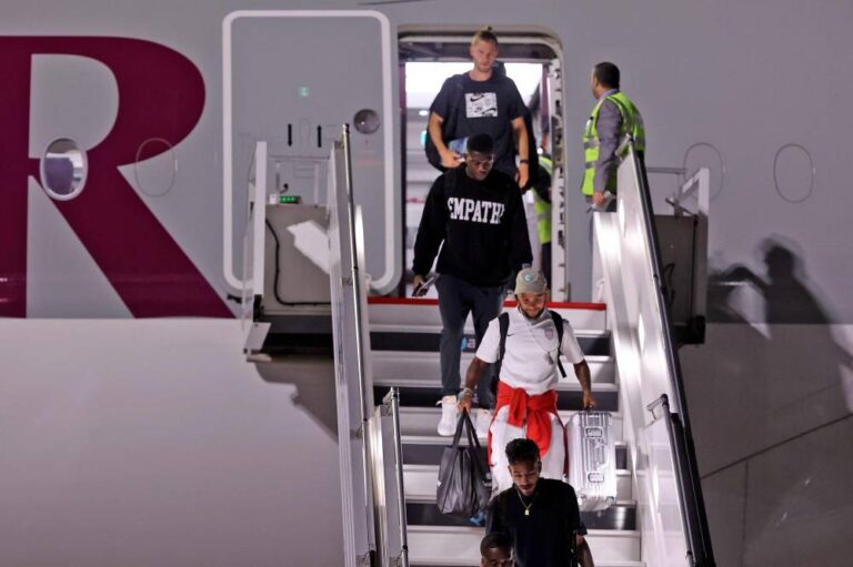 US becomes first World Cup team to arrive in Qatar