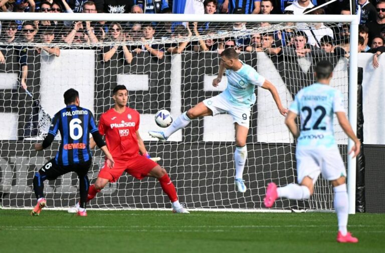 Dzeko double sends Inter into fourth with 3-2 win at Atalanta