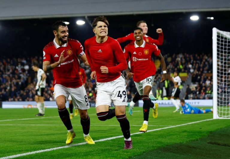 Garnacho’s late strike sees Man United edge Fulham
