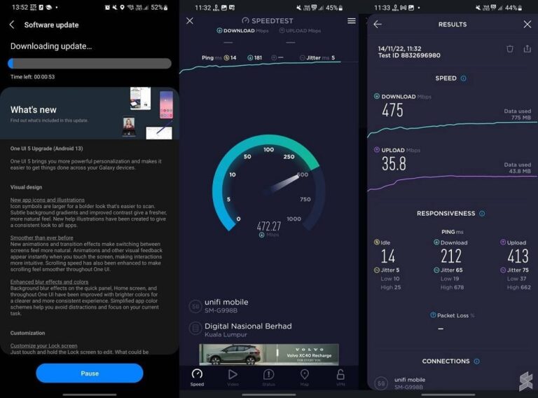 Unifi Mobile 5G now works with Samsung Galaxy S21 Ultra 5G after getting One UI 5 with Android 13