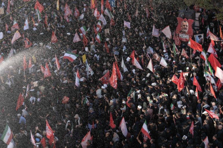 Khamenei buried in Mashhad as US-Iran strikes raise spectre of all-out war