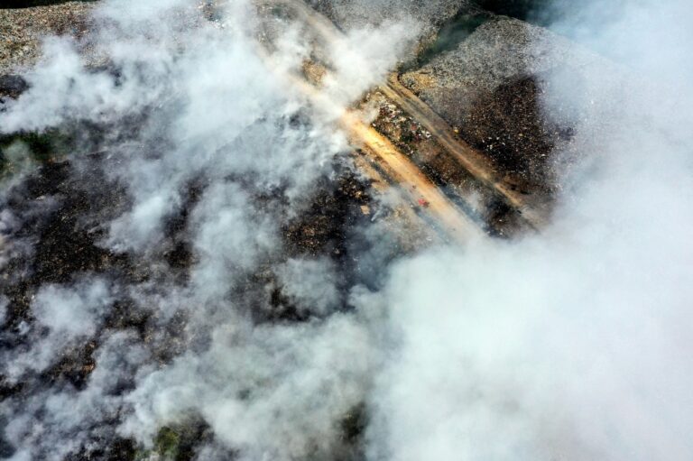 Jakarta landfill fire put out after burning for more than a week