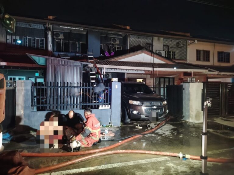 Girl, 13, dies after firefighters pull two teens from blazing Kuching home