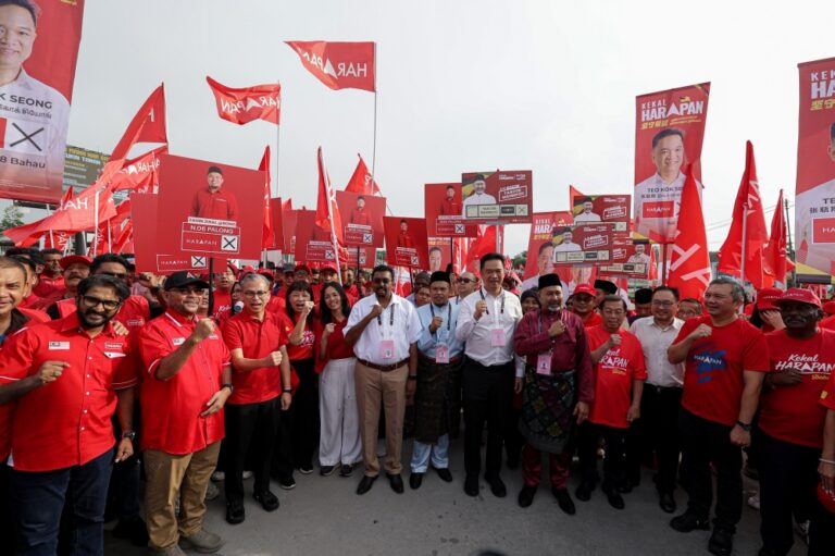 Pakatan’s Negeri Sembilan team enters race with strong show of support
