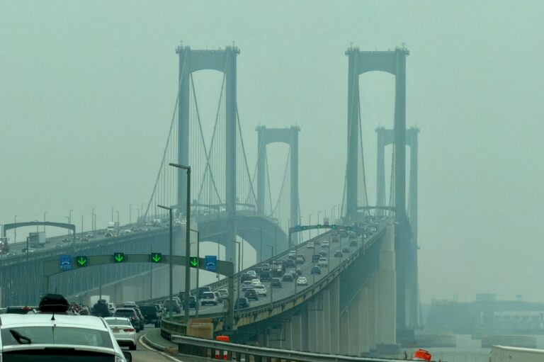 Wildfire smoke crashes World Cup final party in New York