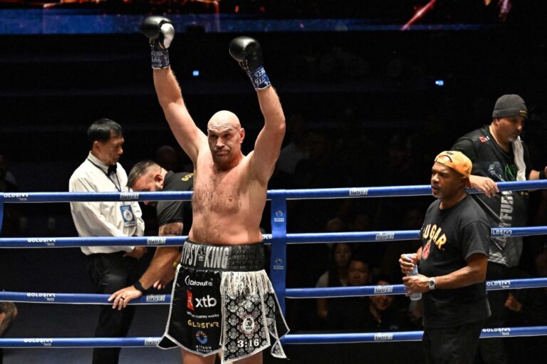 ‘I got through my test’: Tyson Fury bags a TKO win in Pattaya, but doubts Anthony Joshua has the guts for a showdown