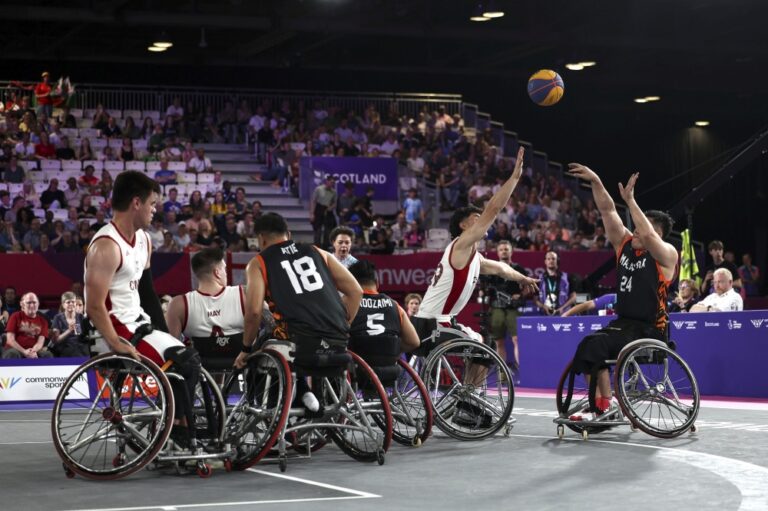 Wales edge Malaysia by a point in wheelchair basketball thriller
