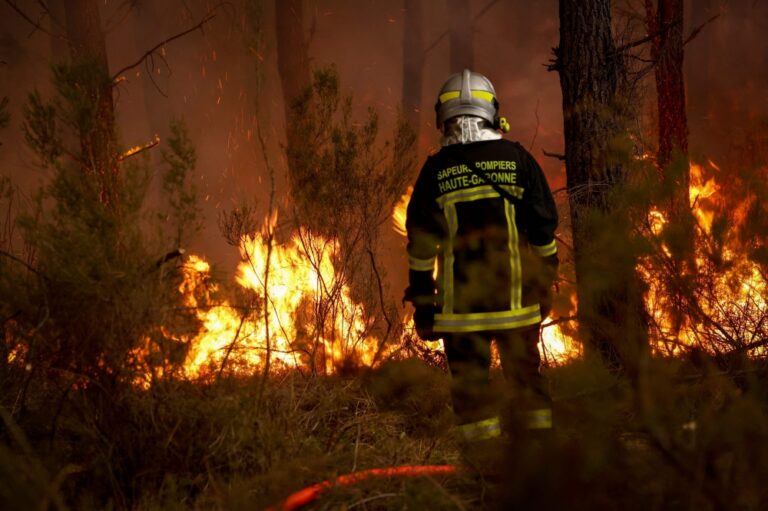 France and Spain battle the worst wildfires in their histories as heatwave fuels crisis
