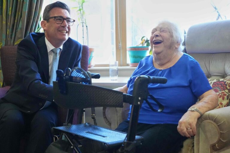 UK PM says determined to fix care crisis for older citizens
