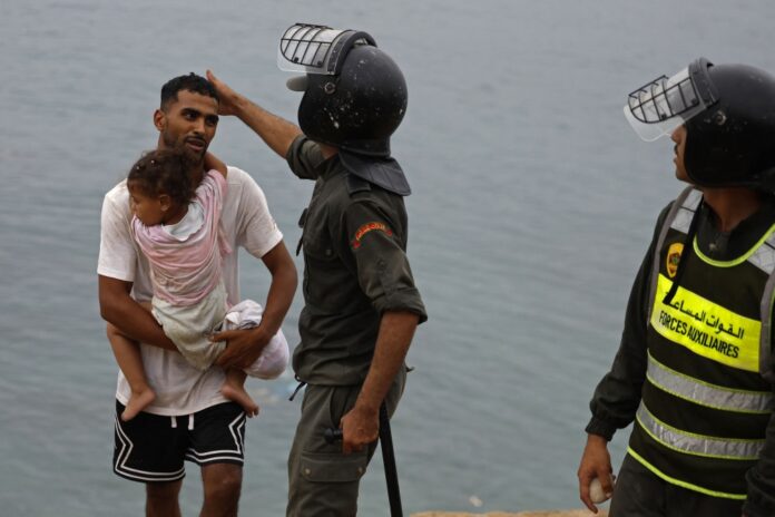Hundreds of unaccompanied minors endure harsh conditions in Ceuta migrant influx