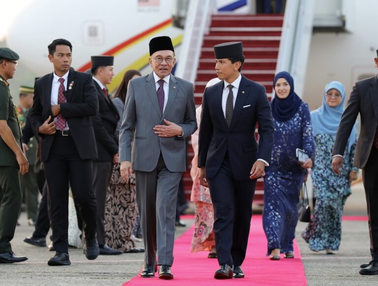 Anwar lands in Brunei for 27th Annual Leaders’ Consultation, to meet Sultan Hassanal Bolkiah