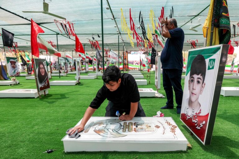 Six months on, grief still raw for Iran school parents