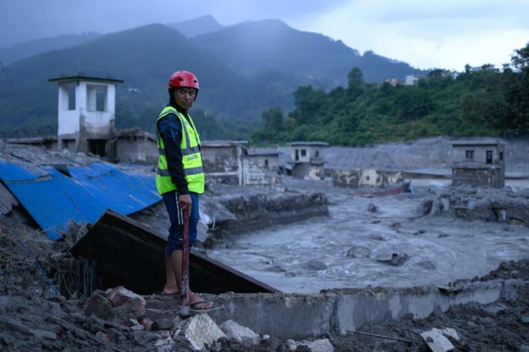 Rescuers send air and camera into Nepal hydropower tunnel after three days, raise hopes for trapped workers