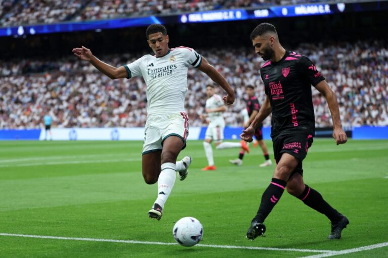 Bellingham, Mbappe fire as Real Madrid ease to Malaga win
