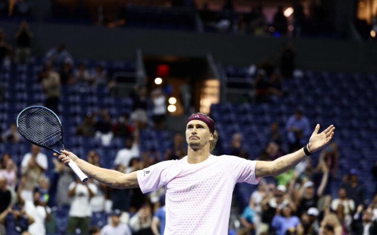 Zverev survives Sonego epic to reach US Open second round