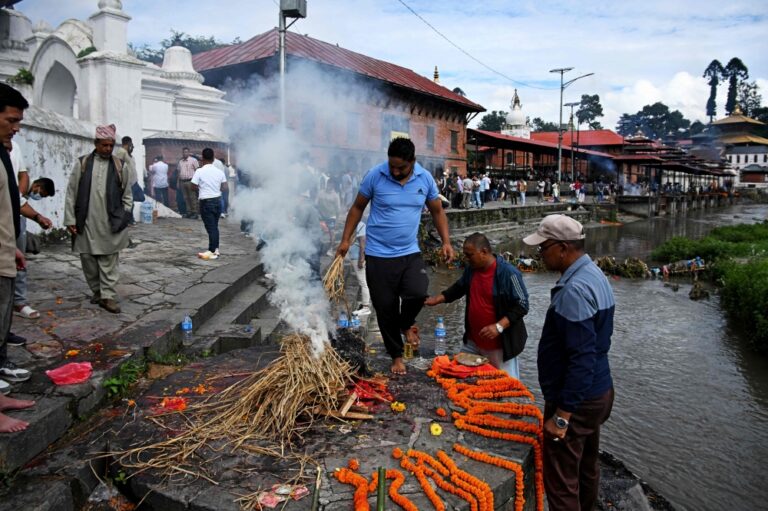 Funerals in Nepal for missing, a week after deadly floods