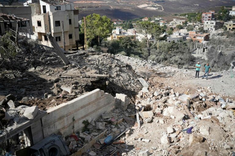 Lebanon says four dead in strikes that Israel calls response to Hezbollah drones
