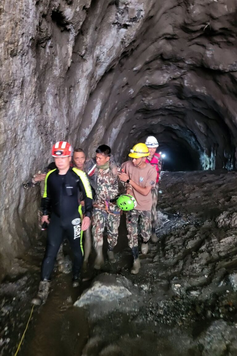 Rescuers confront ‘unprecedented’ multi‑tunnel search in Nepal’s flood disaster