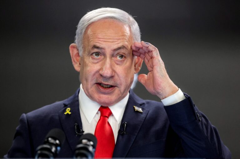 Netanyahu’s main challenger accuses him of prioritising ‘political survival’ rather than Israel’s security
