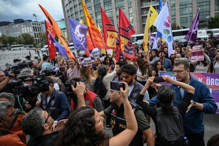 ‘Being LGBTQ is not a crime’: Dozens detained at Istanbul protest amid Turkey crackdown