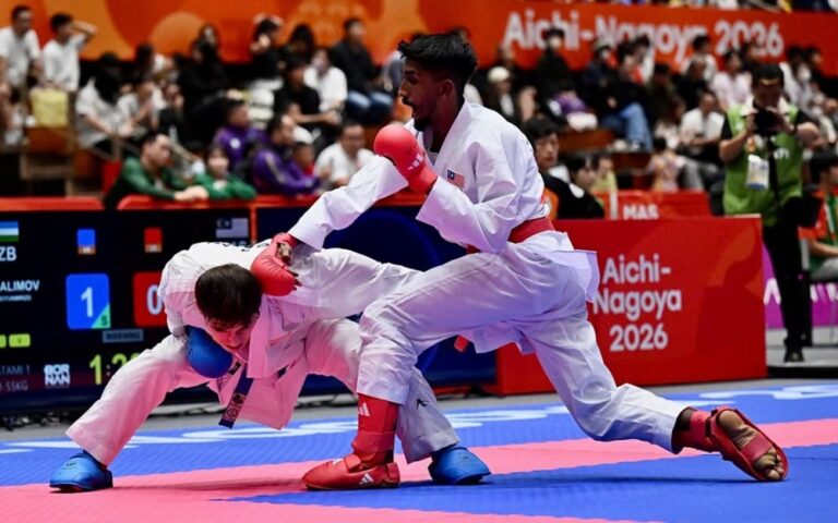 Thevendran strikes karate bronze to deliver Malaysia’s first Aichi-Nagoya medal