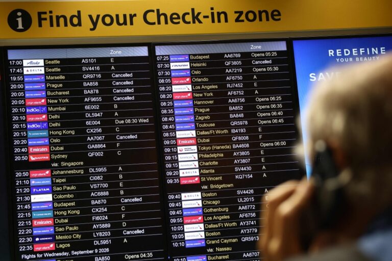UK hit by fresh air traffic outage at Scotland centre, flights cancelled