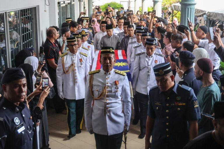 Dr Hasmah laid to rest at National Mausoleum as crowd of supporters gather in droves to pay last respects 