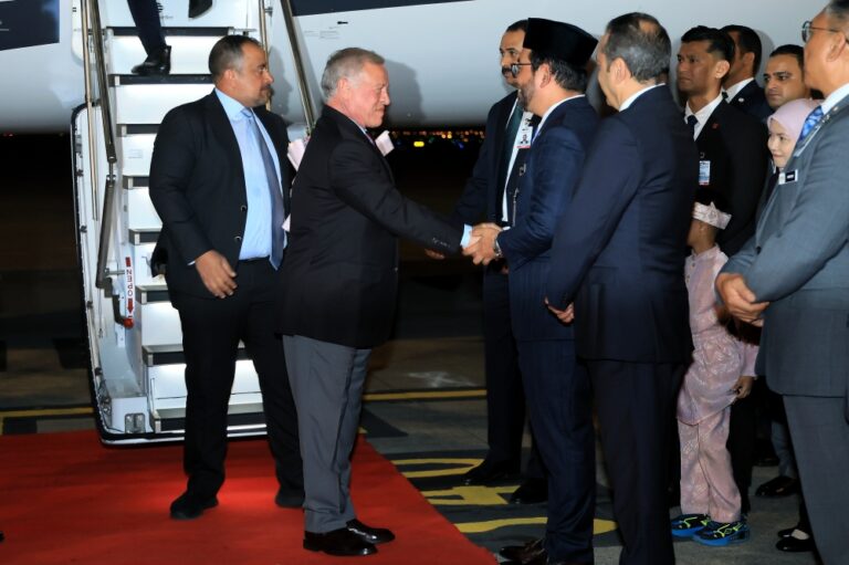 King Abdullah II arrives in Malaysia for two‑day state visit marking six decades of ties
