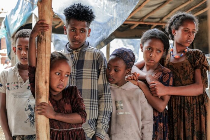 'The sound keeps coming back': children maimed in Ethiopia's Tigray clashes