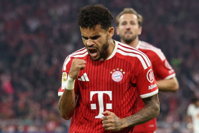 Luis Diaz ends goal drought with hat-trick as Bayern thrash Leipzig to seize top spot